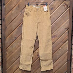Levi's Women's ‘94 Baggy Dijon Corduroy Loose Fit Straight Leg Pants 27 x 31 NWT